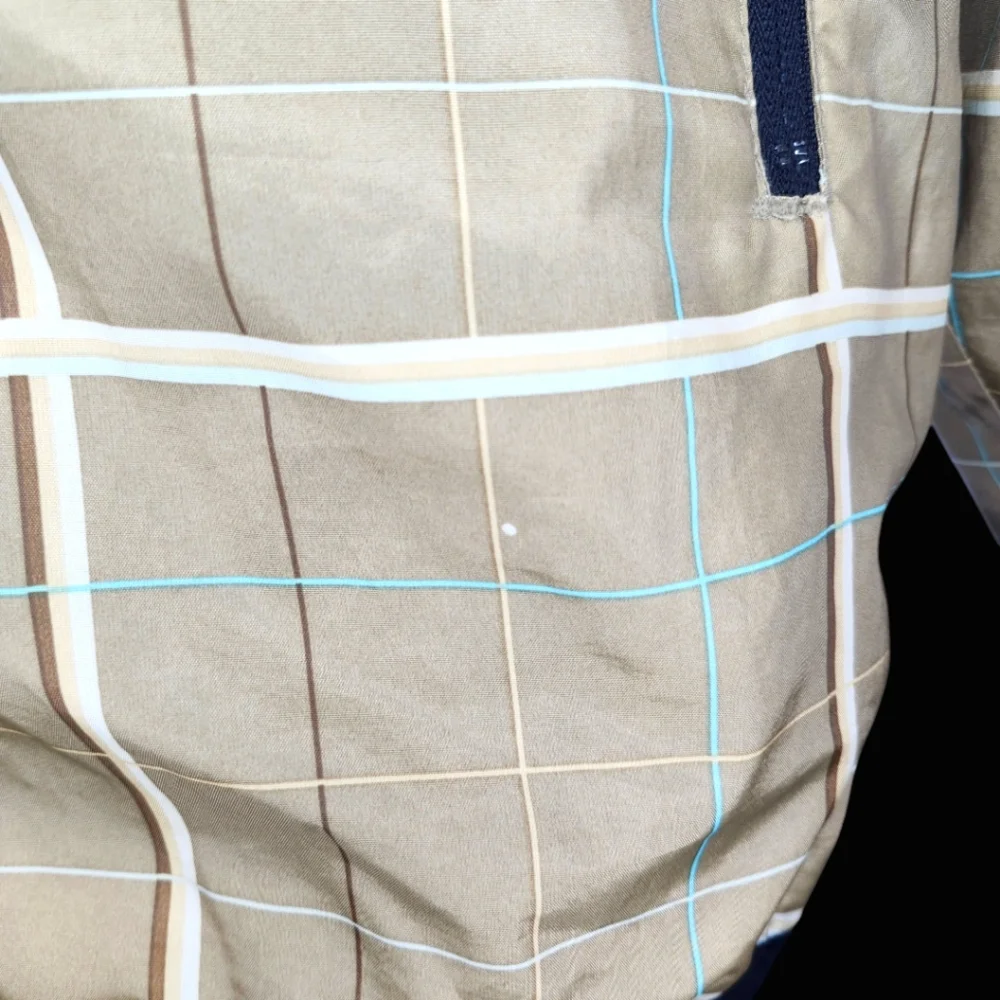 ELEMENT Beige Plaid Lightweight Jacket- Medium - Picture 5 of 9